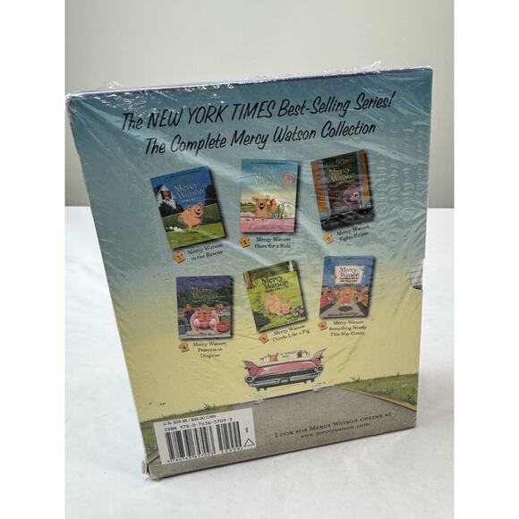 NIB Mercy Watson Boxed Set Books Children Six Pig Tales Porcine Wonder Ages 5-8 - Picture 3 of 5